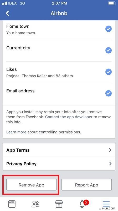 Stop Third-Party Apps From Using Your Facebook Data On iPhone
