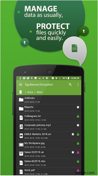 Quickly Encrypt Files And Folders On Android