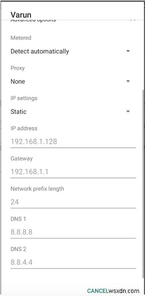 Resolved: Failed To Obtain IP Address Error on Android