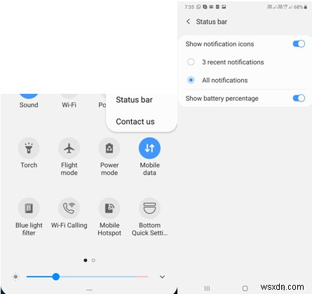 How To Manually Customize Android Status Bar And Notifications Bar