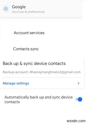 How To Fix Issues With Backup Contacts In Android?