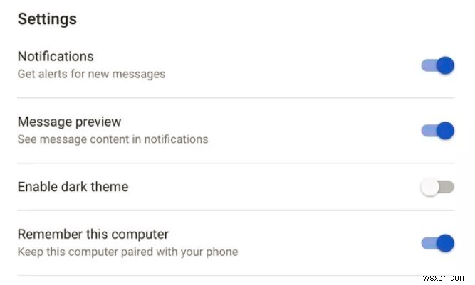 Getting Started With Android Messages For Web