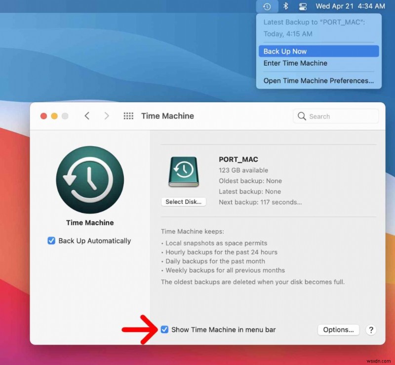 How to Back Up Mac with Time Machine