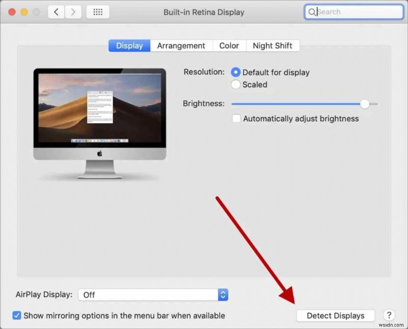 How To Fix Macbook Pro Not Detecting External Display