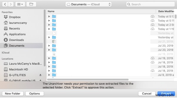 How to Open a RAR file on your Mac Computer