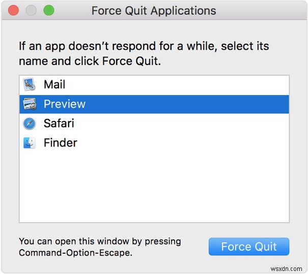 How to Control+Alt+Delete on a Mac and Force Quit apps