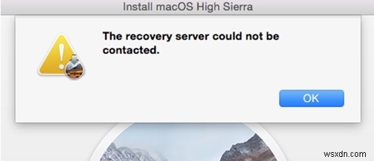 How to Fix macOS “Recovery Server Could Not be Contacted” Error