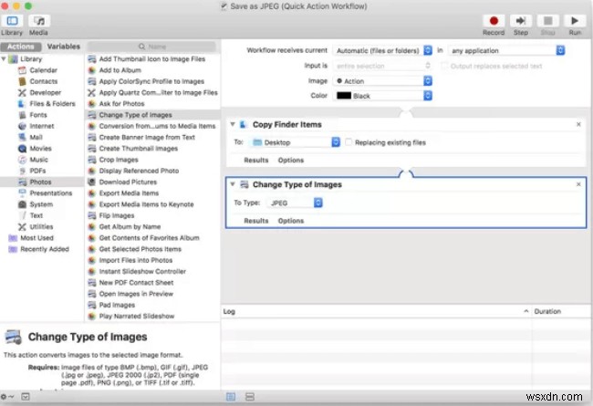 How To Build A Customized Quick Action In MacOS Mojave
