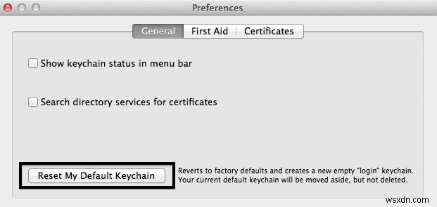 How to Reset Keychain Password on Mac