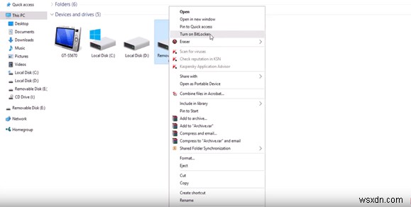How To Protect Your USB Pen Drive With Password