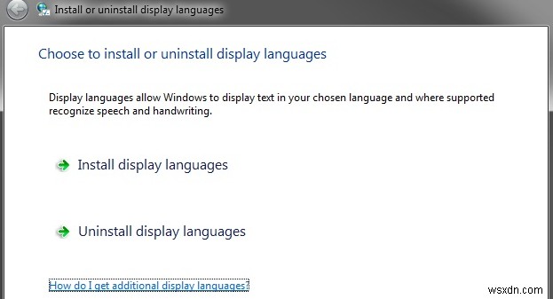 How To Change The Display Language In Windows 7