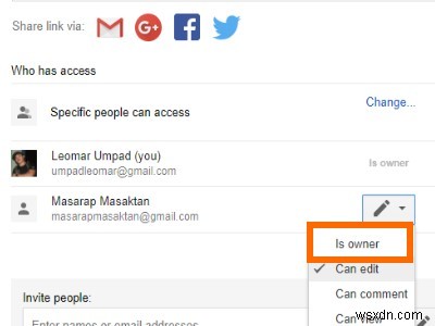 How to Change a Google Drive File Owner