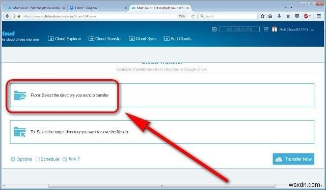 How to Shift Files between Cloud Services