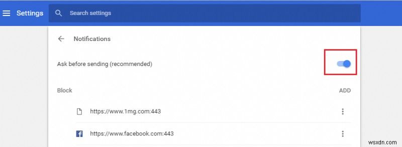 How to Prevent Websites from Showing Notifications