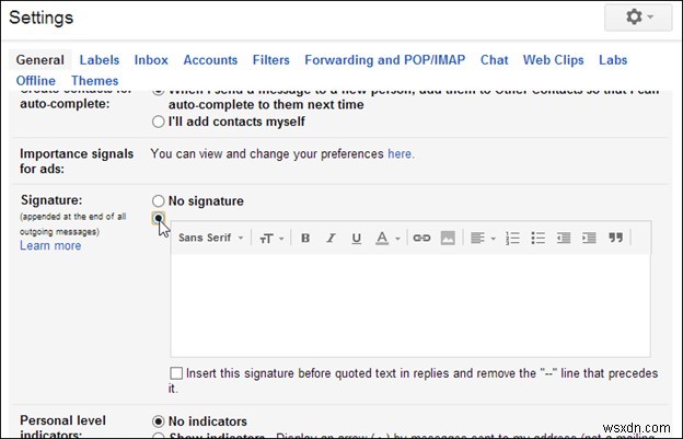 How To Add Signature In Gmail