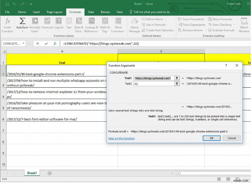 An Easy Way To Add Prefix To All Cells In Excel