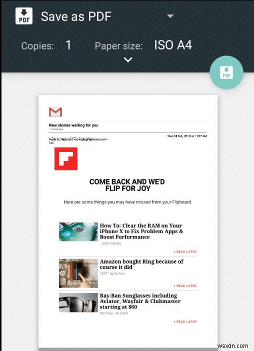 How To Convert An Email To PDF
