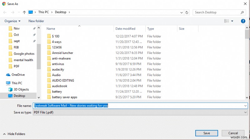 How To Convert An Email To PDF