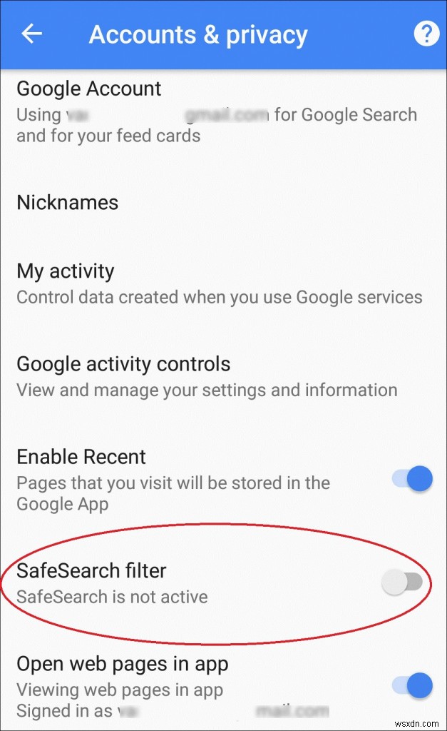 Blocking Explicit Results on Google Using SafeSearch