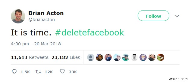 Put An End To Data Mining: #deletefacebook
