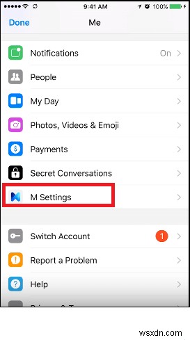 Toggle Off & On Facebook Messenger’s M Suggestions