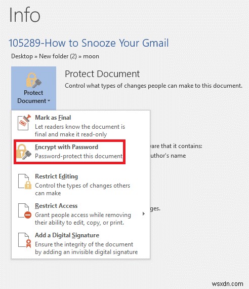 How To Remove Password From Word Document