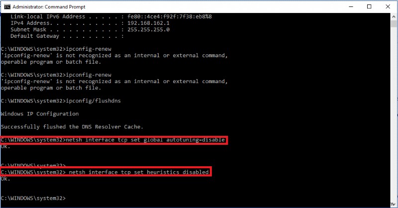 Boost WiFi Internet Speed Using Command Prompt Tricks