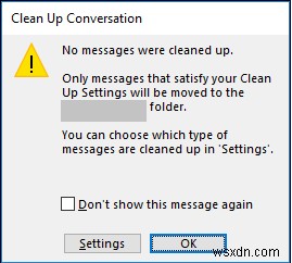 MS Outlook: Conversation Cleanup Tool to Keep Your Emails Organized