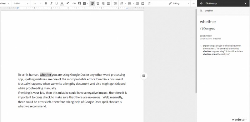 Easiest Way To Check Your Spelling in Google Docs