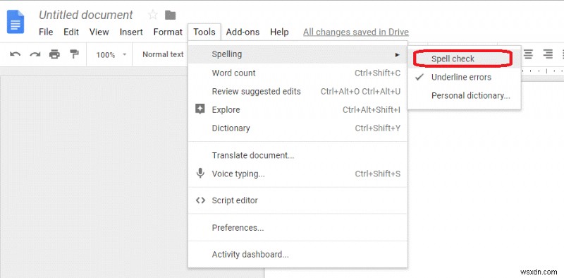 Easiest Way To Check Your Spelling in Google Docs