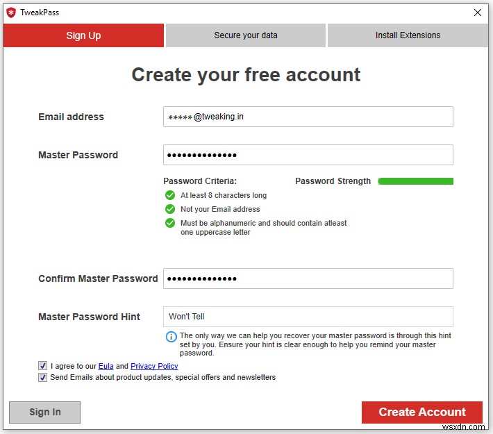TweakPass: The Ultimate Password Manager