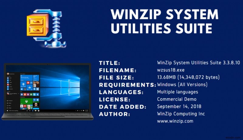 WinZip System Utilities Suite: One Stop Solution For All Your PC Needs