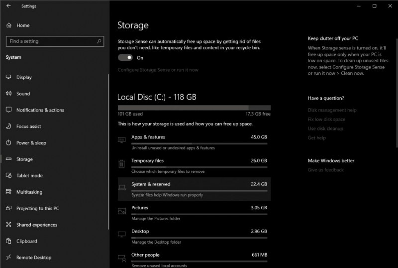 What Is Reserved Storage & How To Enable/Disable It?