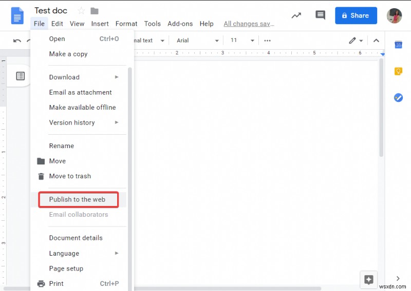 How To Share Google Docs, Sheets And Slides On Web