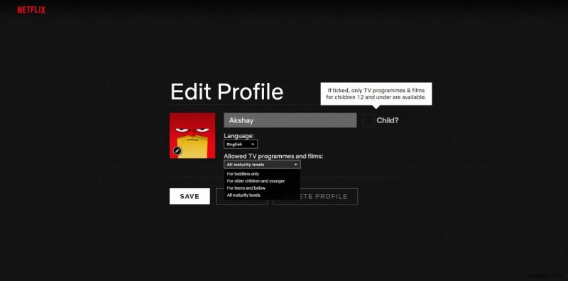 How To Use Netflix Parental Controls On My Account?
