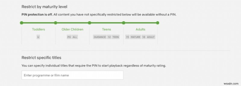 How To Use Netflix Parental Controls On My Account?