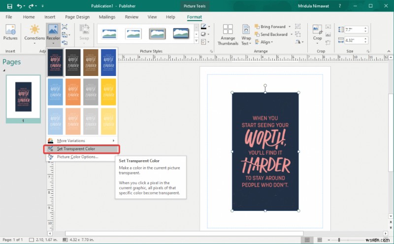How To Make A Picture Background Transparent