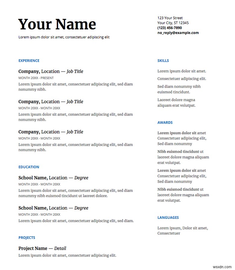 5 Best Google Docs Resume Templates and How to Use Them