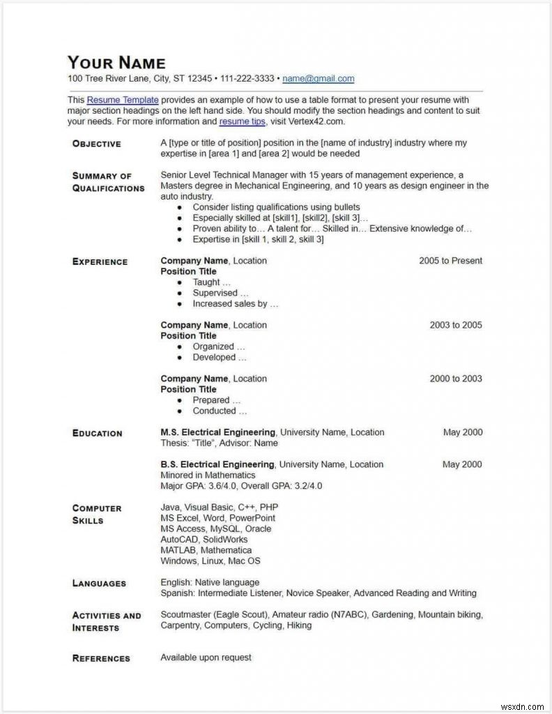 5 Best Google Docs Resume Templates and How to Use Them