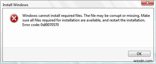 Error 0x80070570 – What Is It & How Do I Fix It?