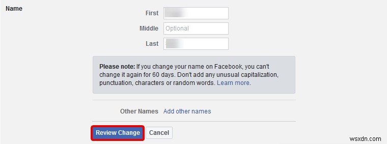 How To Change Your Name On Facebook