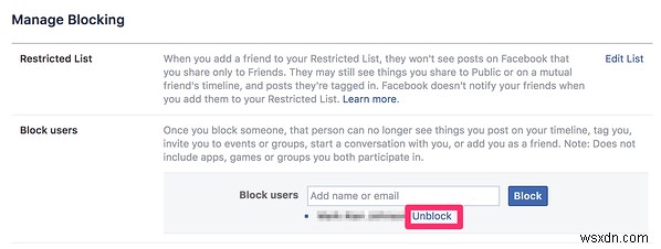 How To Unblock Someone On Facebook