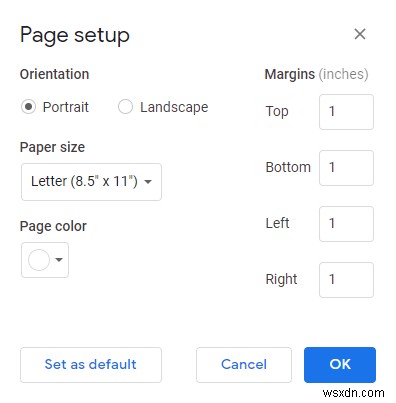 How To Change Margins In Google Docs