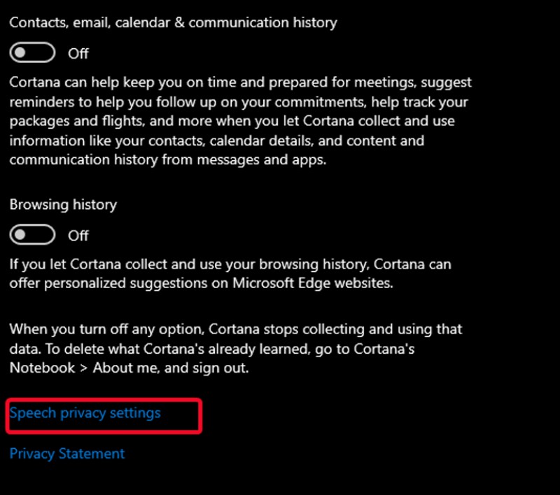 How To Delete Cortana Recordings And Disable Cortana From Recording Your Voice