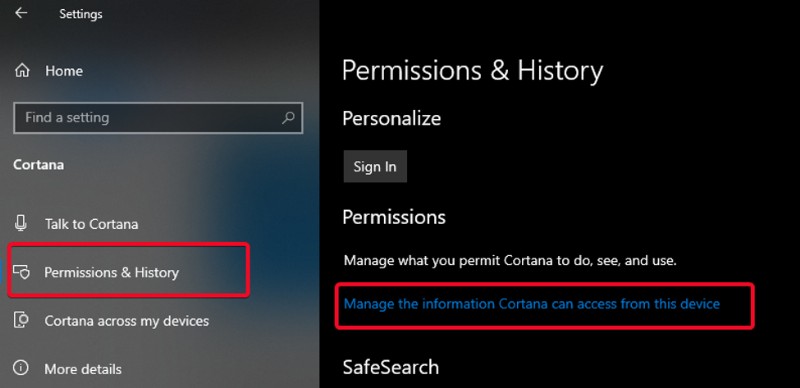 How To Delete Cortana Recordings And Disable Cortana From Recording Your Voice