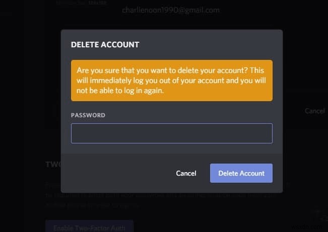 How To Delete A Discord Account