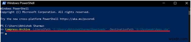 How to Zip/Unzip Files Using Powershell on Windows 10