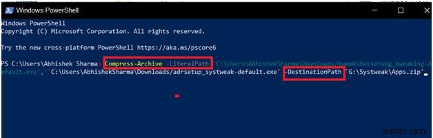 How to Zip/Unzip Files Using Powershell on Windows 10