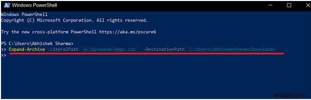 How to Zip/Unzip Files Using Powershell on Windows 10