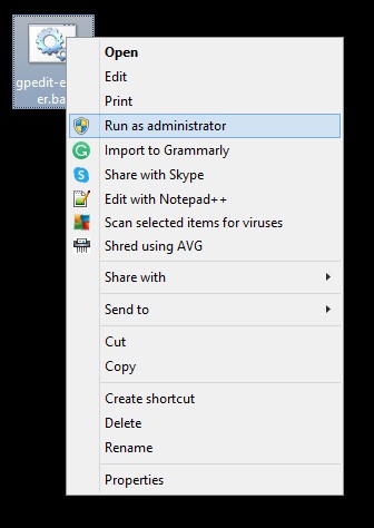 How To Allow Group Policy Editor On Windows 10 Home Edition?
